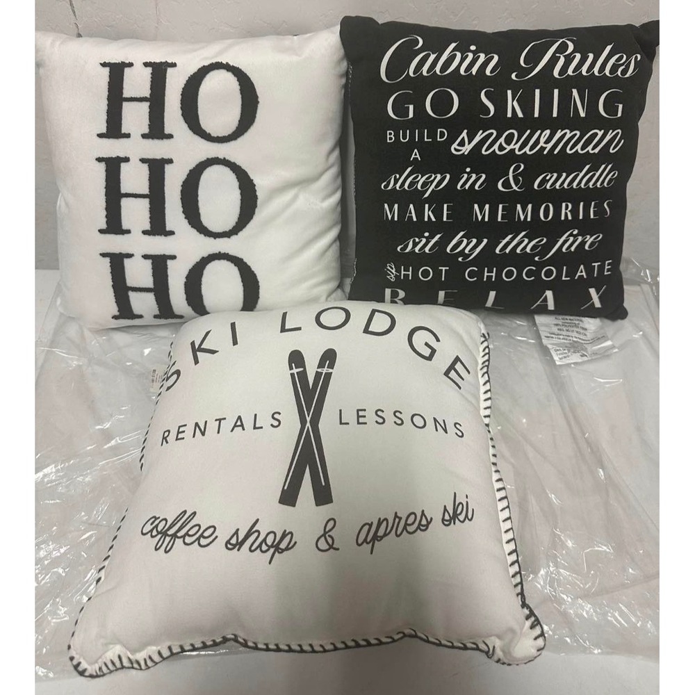 Target 3 pack  of 14" Christmas Pillows Decorative Throw Pillows
